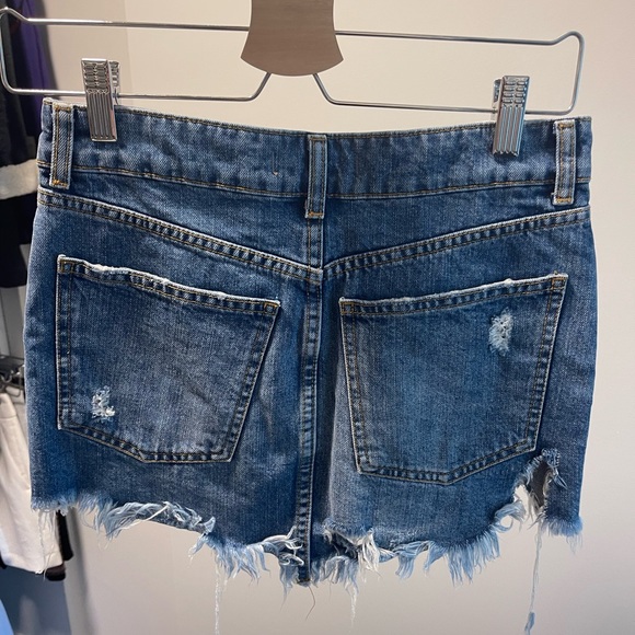 Free People denim skirt - Picture 3 of 3